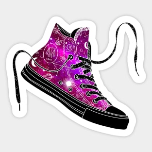 Libra high tops - Space canvas Sticker